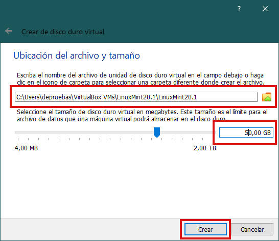 Instalar Linux Mint en VirtualBox desde Windows