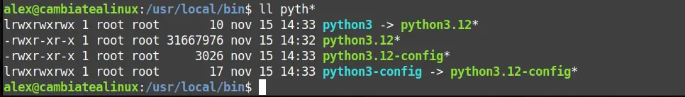 Ruta Python 3.12 compilado