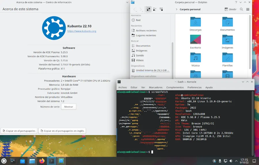 Kubuntu 22.10 Beta - Kinetic Kudu