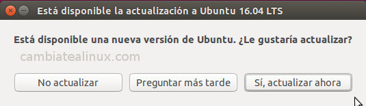 Actualizar ubuntu 15.10 a 16.04
