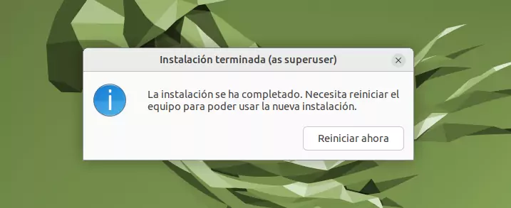 Instalacion de Ubuntu Mate - Proceso finalizado