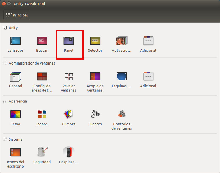Poner barra de tareas transparente en ubuntu