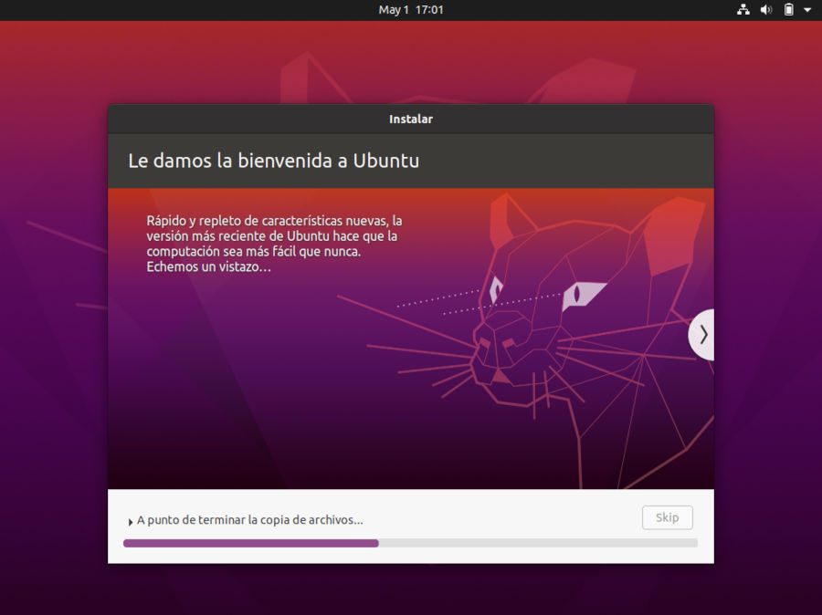Instalacion de ubuntu 20.04 - intalando