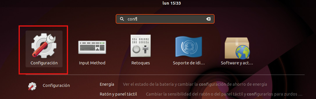 Ubuntu gnome 18.04  panel lateral