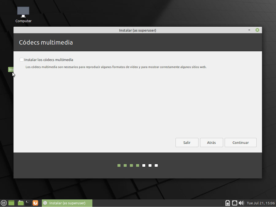 Instalacion de Linux Mint 20 Mate -  instalacion de complementos